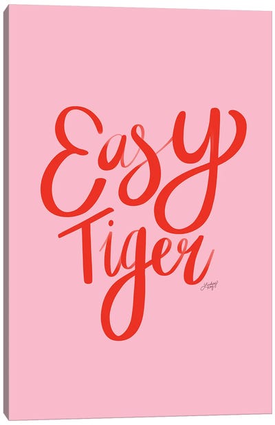 Easy Tiger I Canvas Art Print - LindseyKayCo