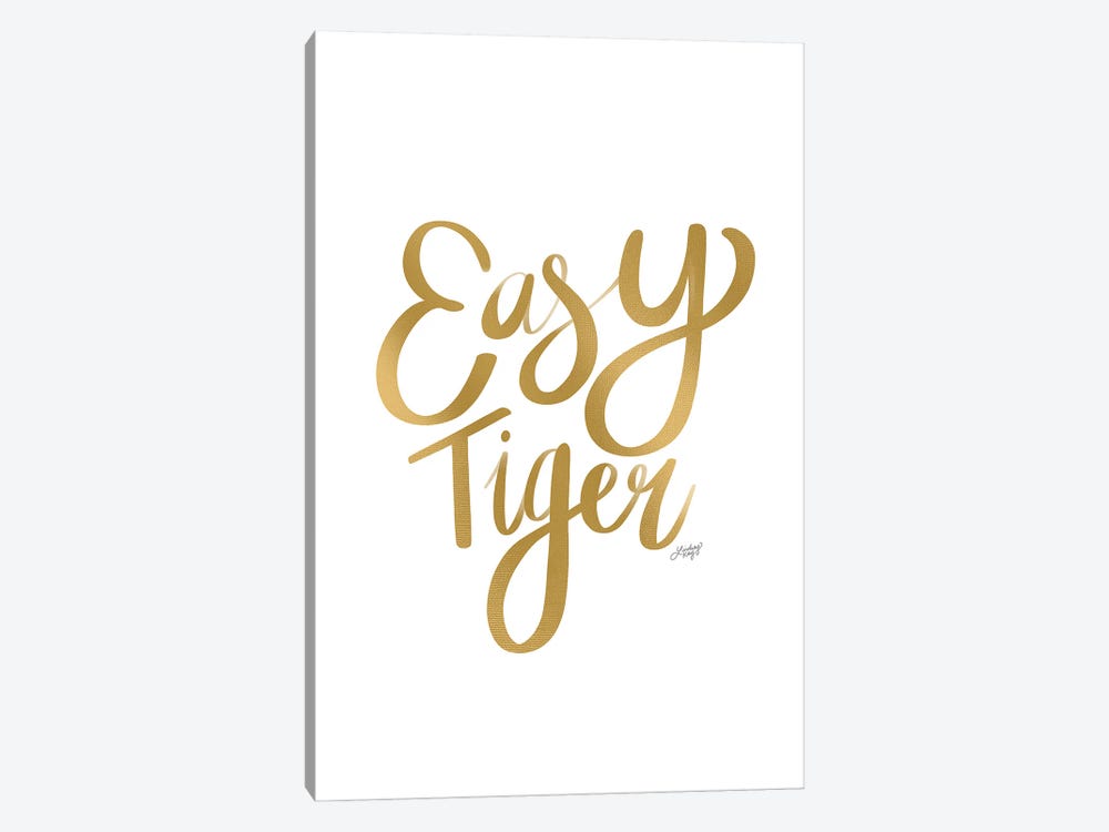 Easy Tiger II by LindseyKayCo 1-piece Art Print