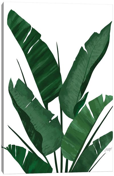 Banana Leaf Plant Collage I Canvas Art Print - LindseyKayCo