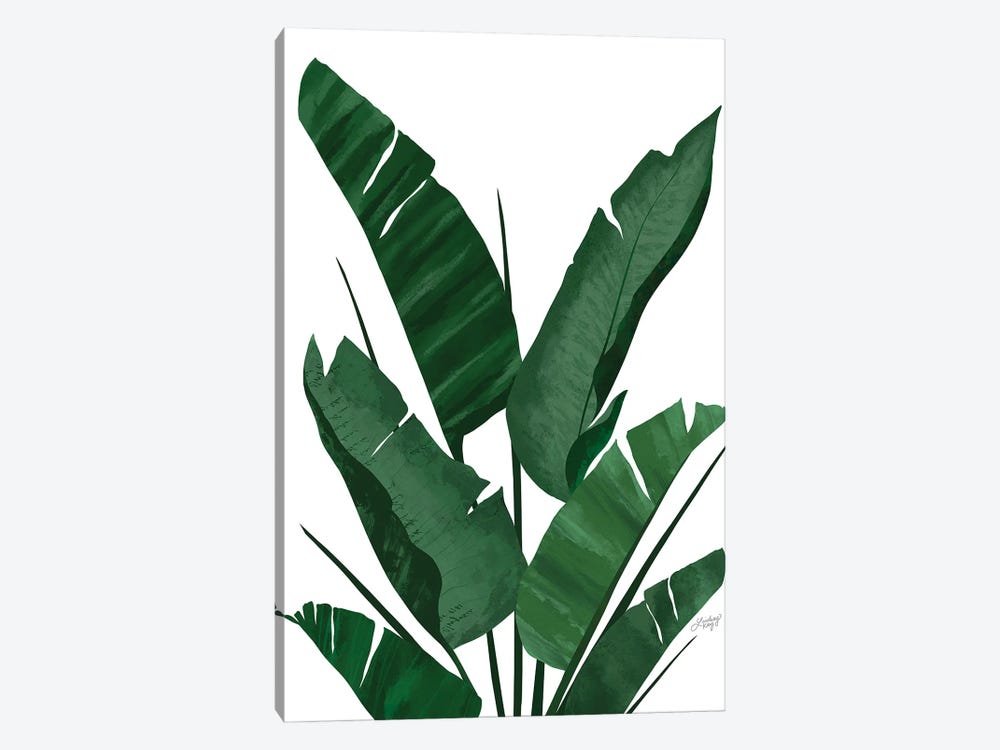 Banana Leaf Plant Collage I by LindseyKayCo 1-piece Canvas Artwork