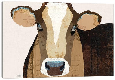 Cow Collage Canvas Art Print - LindseyKayCo