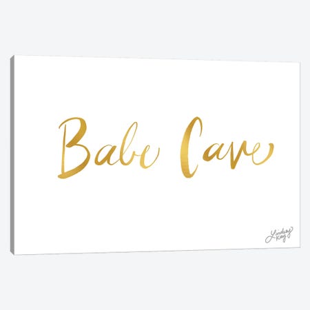 Babe Cave Canvas Print #LKC1} by LindseyKayCo Canvas Print