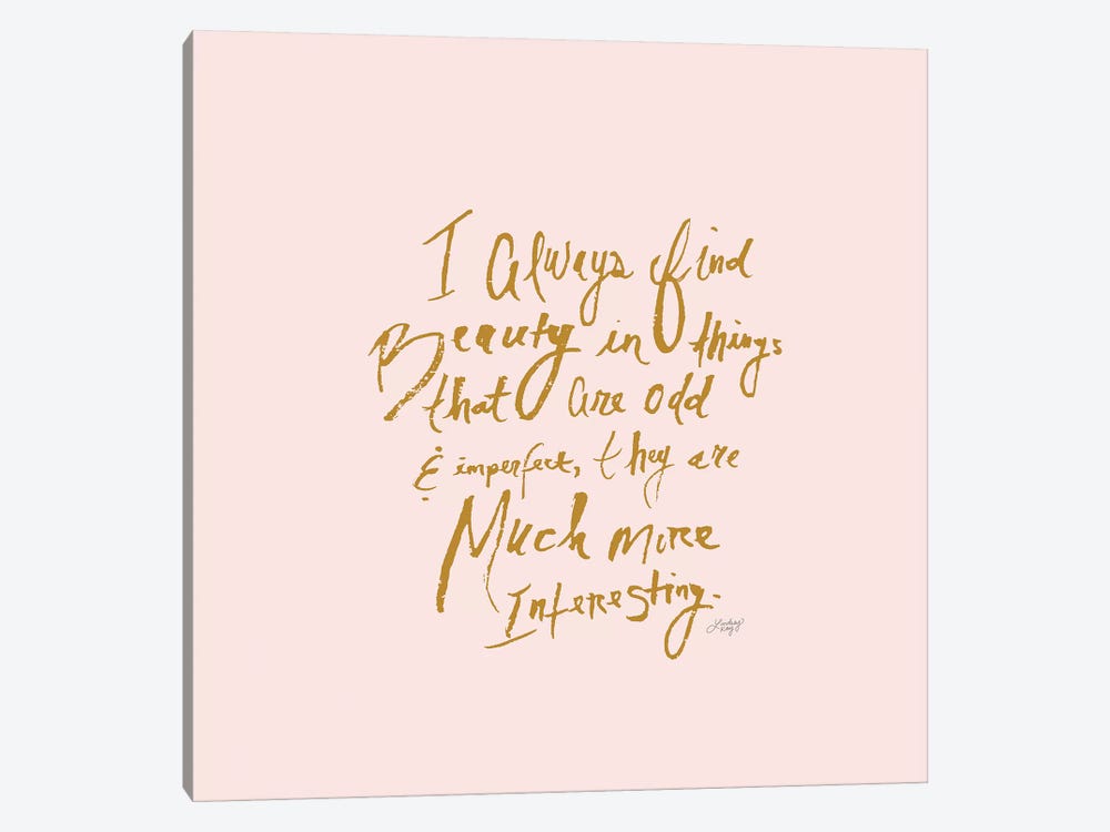 Marc Jacobs Quote by LindseyKayCo 1-piece Canvas Artwork