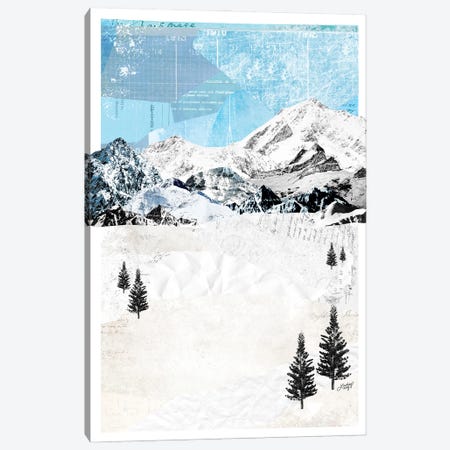 Mountain Landscape Collage Canvas Print #LKC98} by LindseyKayCo Art Print