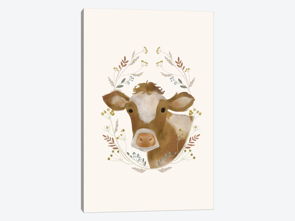 Farm Country Cow I by Laura Konyndyk 1-piece Canvas Art Print