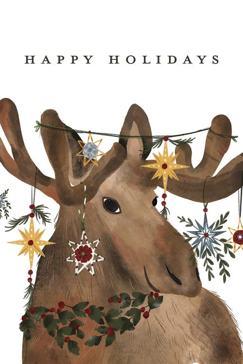 Happy Holidays by Laura Konyndyk wall art