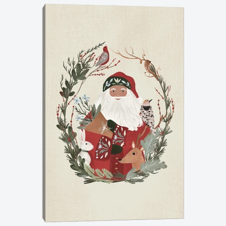 Woodland Christmas Canvas Print #LKD6} by Laura Konyndyk Canvas Print