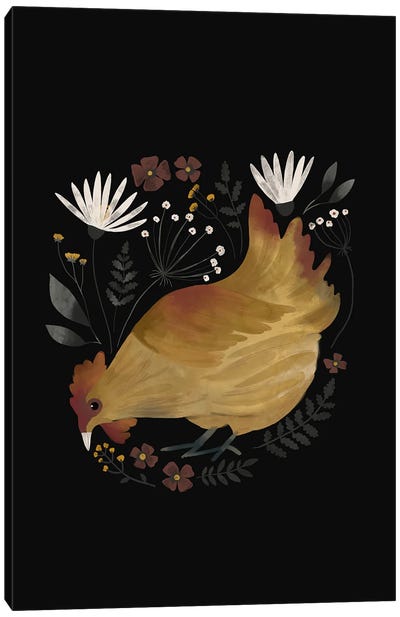 Farm Country Chicken I Canvas Art Print