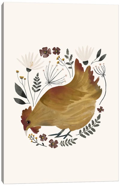 Farm Country Chicken II Canvas Art Print