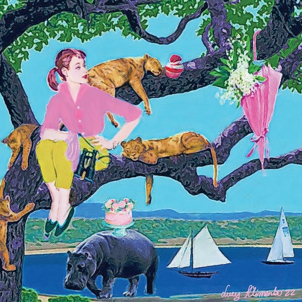 Barbiecore: Cupcake Safari by Lucy Klimenko