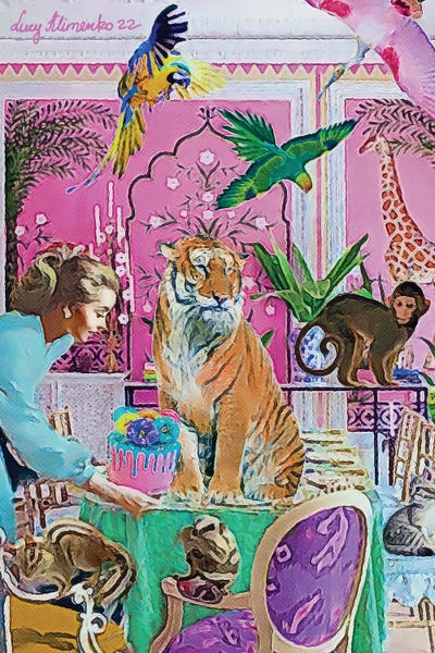 Kitchen: Dinner Time by Lucy Klimenko