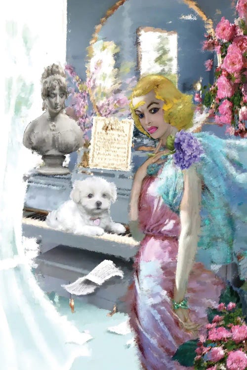 The Music Room by Lucy Klimenko wall art