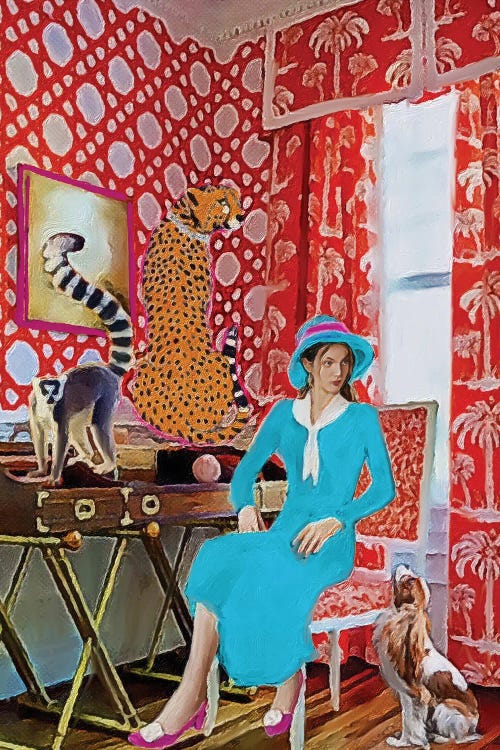 The Orange Room by Lucy Klimenko wall art