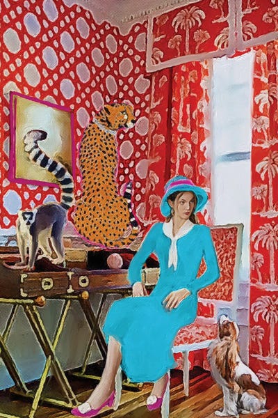 Lemurs: The Orange Room by Lucy Klimenko