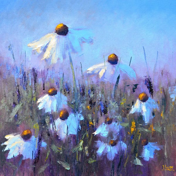 Daisies: Field Daisies by Elena Lukina