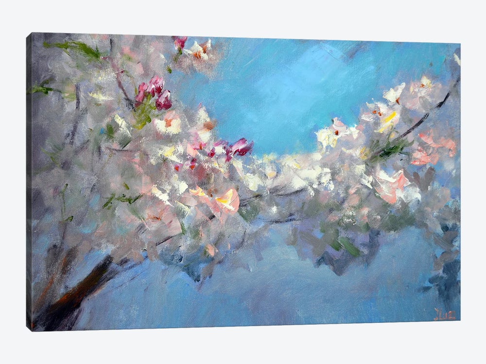 Flowering Branch by Elena Lukina 1-piece Canvas Print