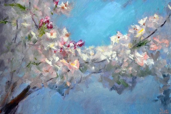 Elena Lukina: Flowering Branch by Elena Lukina