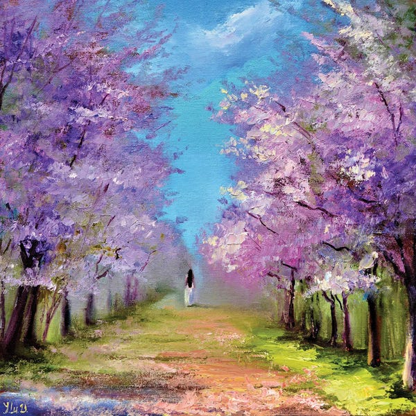 Lilacs: Lilac Alley by Elena Lukina