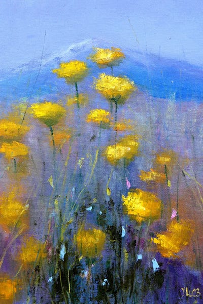 Elena Lukina: Gentle Mountain Meadow by Elena Lukina