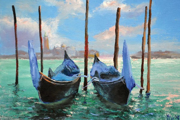 The Gondolas Of Venice