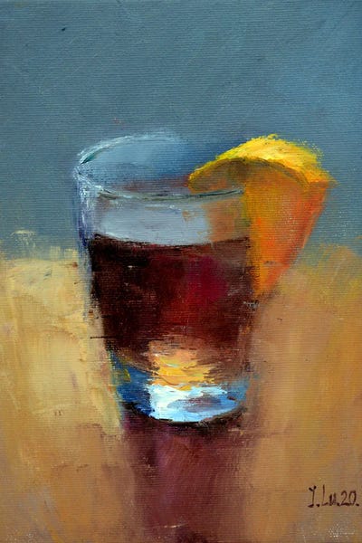 Elena Lukina: Hot Mulled Wine With A Slice Of Orange by Elena Lukina