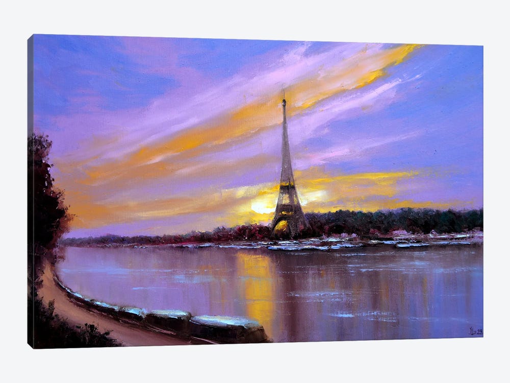 Morning In Paris by Elena Lukina 1-piece Canvas Wall Art