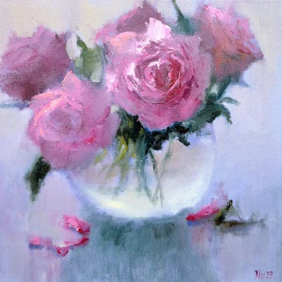 Pink Bouquet by Elena Lukina acrylic art print