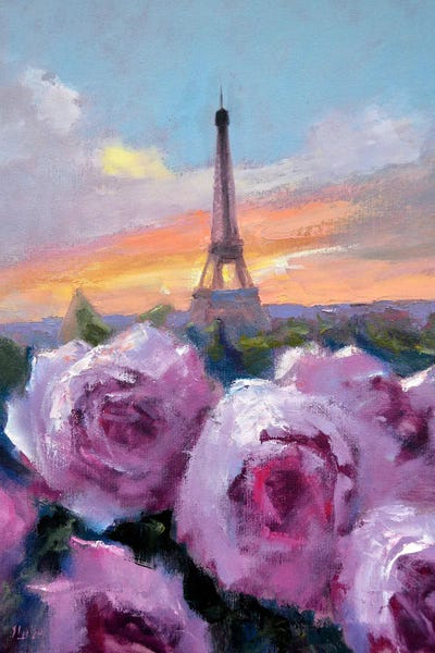 Fine Art Print: Romance In Paris by Elena Lukina