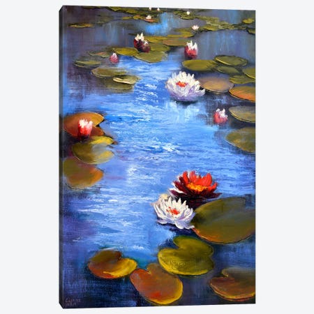 Sanny Pond Canvas Print #LKL36} by Elena Lukina Canvas Art Print