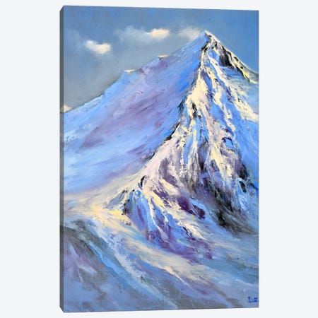 Snow Peaks Canvas Print #LKL39} by Elena Lukina Canvas Artwork