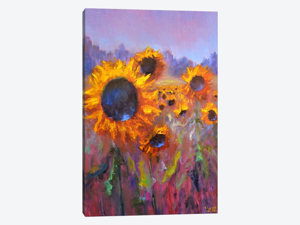 Sunflower Time by Elena Lukina 1-piece Canvas Art