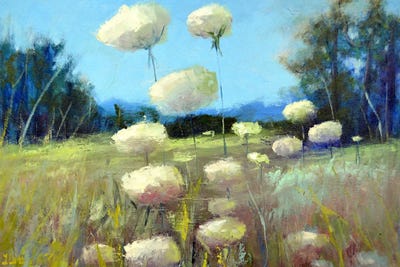 Beautiful Wild Flowers In The Meadow by Elena Lukina acrylic art print