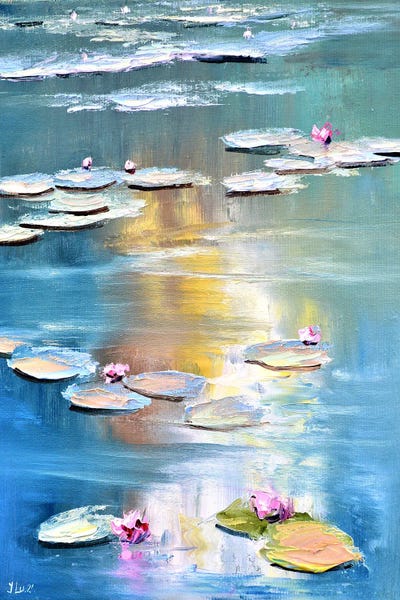Ponds: Water Lilies I by Elena Lukina