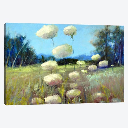 Beautiful Wild Flowers In The Meadow Canvas Print #LKL5} by Elena Lukina Canvas Print