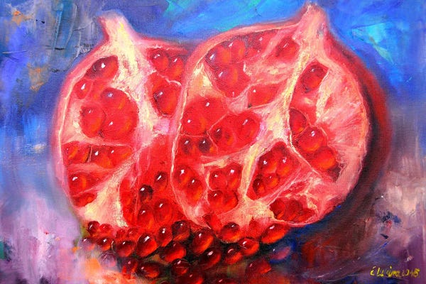 Elena Lukina: Рicturesque Pomegranate by Elena Lukina