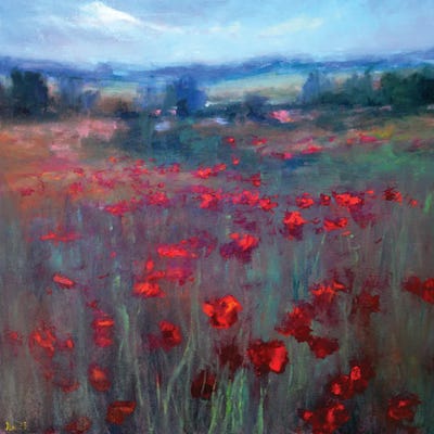 Spring Poppies by Elena Lukina canvas print