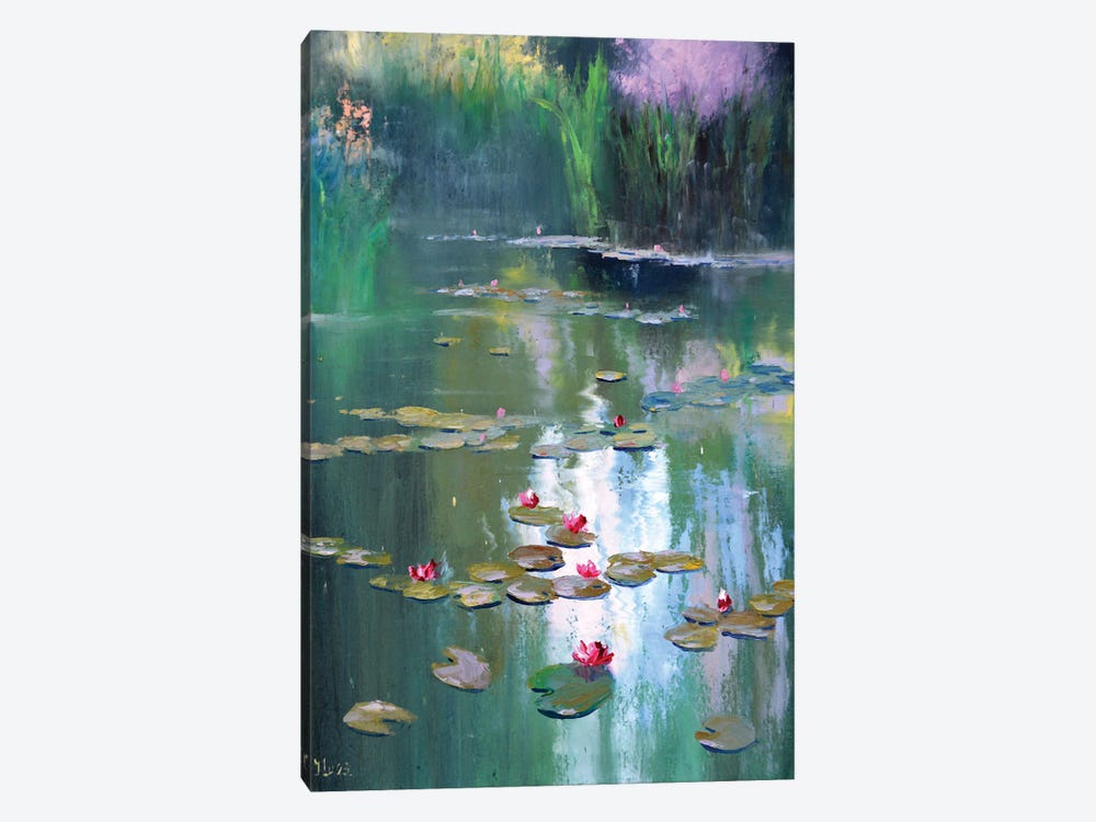 Spring Pond by Elena Lukina 1-piece Canvas Print