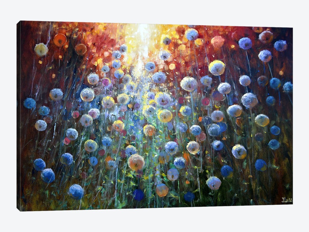 Dandelions At Sunrise by Elena Lukina 1-piece Art Print