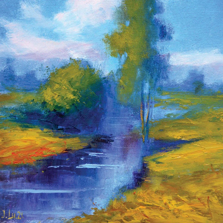 A Rural Landscape by Elena Lukina wall art