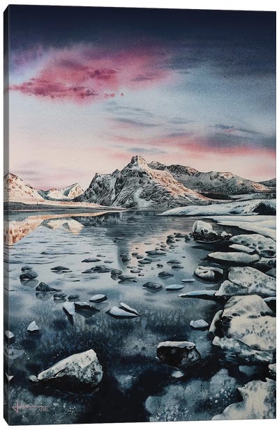 Untitled X Canvas Art Print - Glacier & Iceberg Art