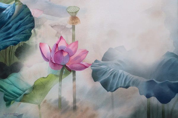 Lotuses: Untitled XI by Liam Kumawat