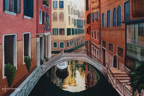 Liam Kumawat: Venice Canal III by Liam Kumawat