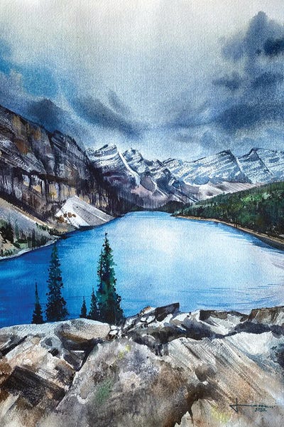 Banff National Park: Alluring Moraine by Liam Kumawat