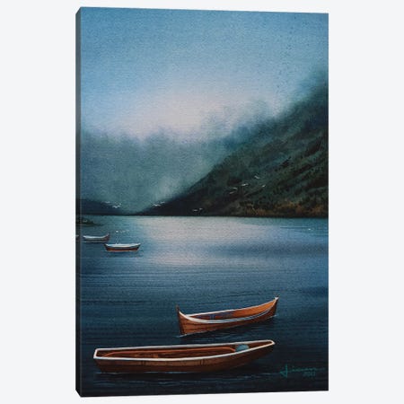 Calm Lake II Canvas Print #LKM117} by Liam Kumawat Canvas Art Print