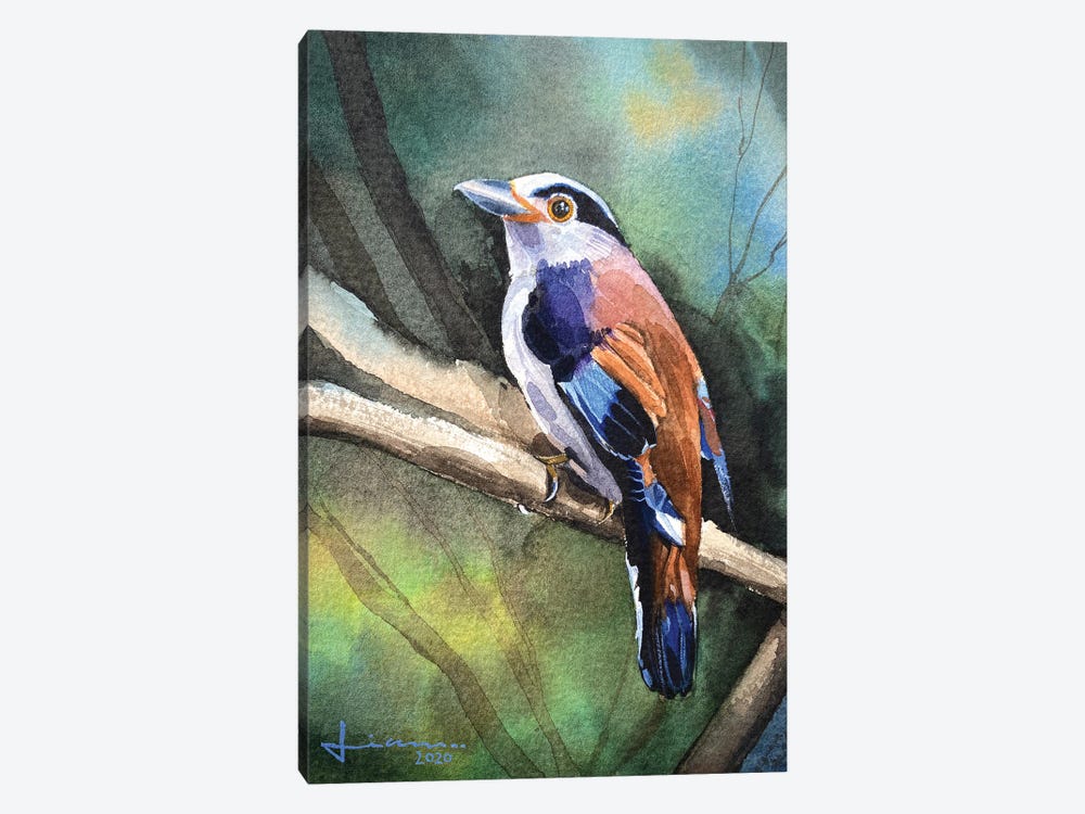 Perched Bird II by Liam Kumawat 1-piece Canvas Wall Art