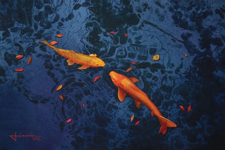 2 Koi Fish