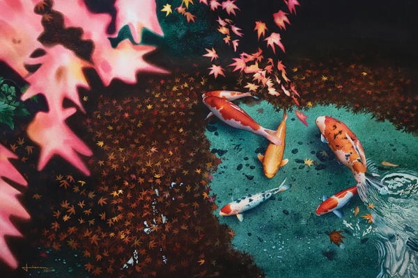 Koi: Koi Pond by Liam Kumawat