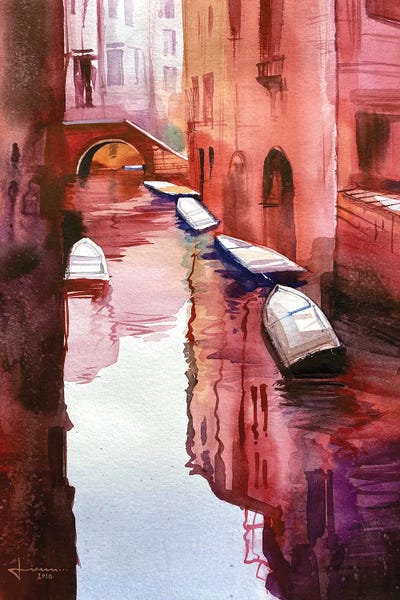 Liam Kumawat: Venice Canal II by Liam Kumawat