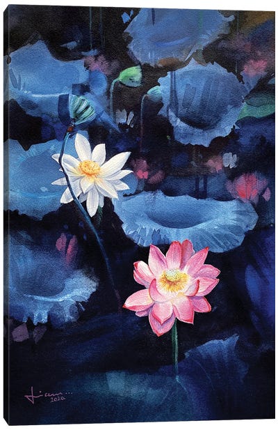 Refresh Canvas Art Print - Lotus Art