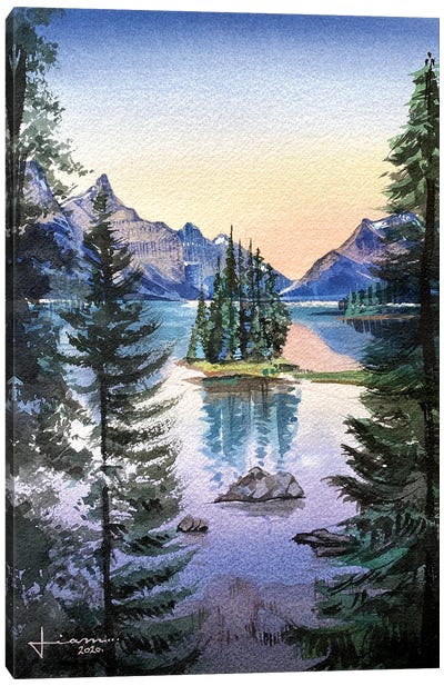 Pine Canvas Art Print - Liam Kumawat